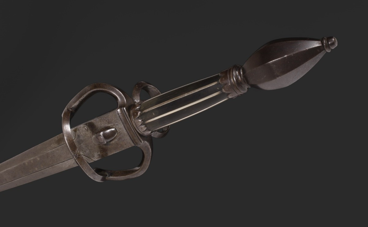 German Trident/expanding Main-gauche Dagger Style Du XVIIe Siècle, XIXe Siècle.-photo-1