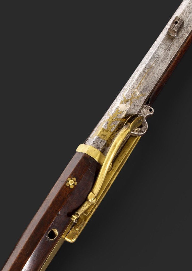 Antique Japanese Matchlock Arquebus “tanegashima Teppō”.-photo-2