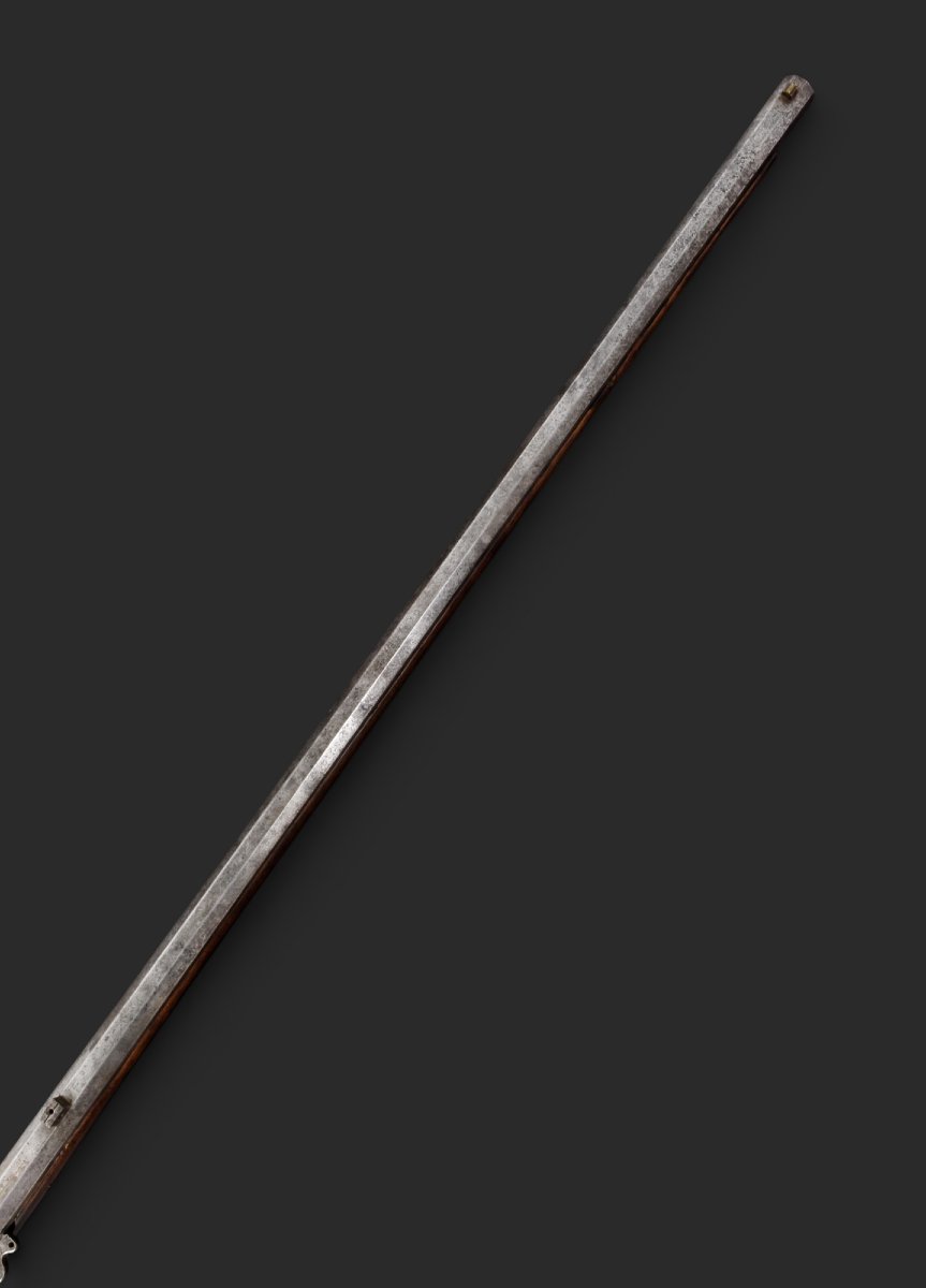 Antique Japanese Matchlock Arquebus “tanegashima Teppō”.-photo-1