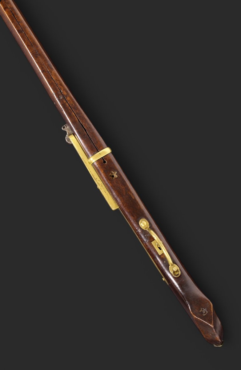 Antique Japanese Matchlock Arquebus “tanegashima Teppō”.-photo-3