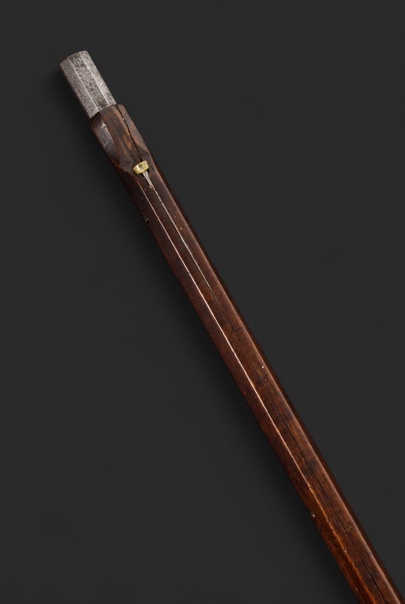 Antique Japanese Matchlock Arquebus “tanegashima Teppō”.-photo-5