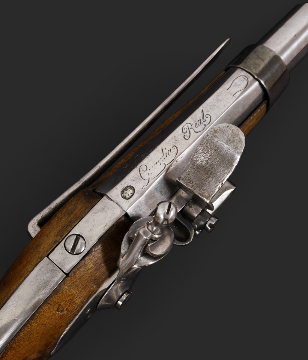 Flintlock Pistol For An Officer Of The Spanish Royal Guard Cavalry, Circa 1825-photo-3