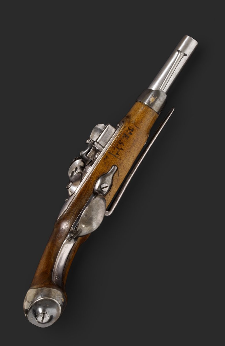 Flintlock Pistol For An Officer Of The Spanish Royal Guard Cavalry, Circa 1825-photo-4