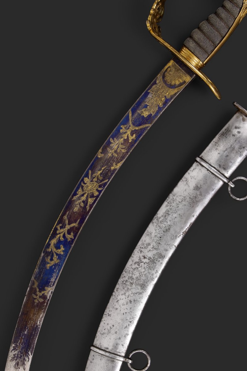 Sabre anglais modèle 1803 pour officier d’infanterie. Époque George III, 1801–1820.-photo-3