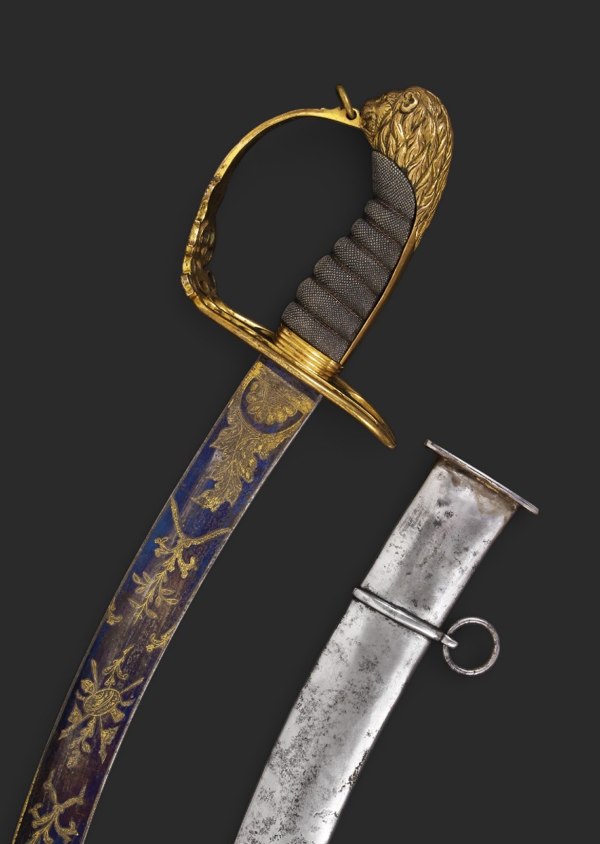 Sabre anglais modèle 1803 pour officier d’infanterie. Époque George III, 1801–1820.
