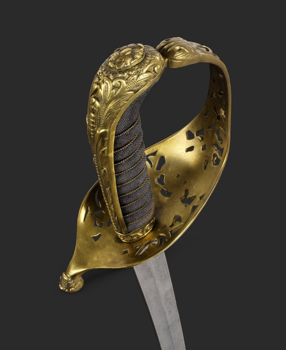 Sabre d’officier modèle 1889. Empire austro-hongrois, fin du XIXᵉ siècle-photo-4