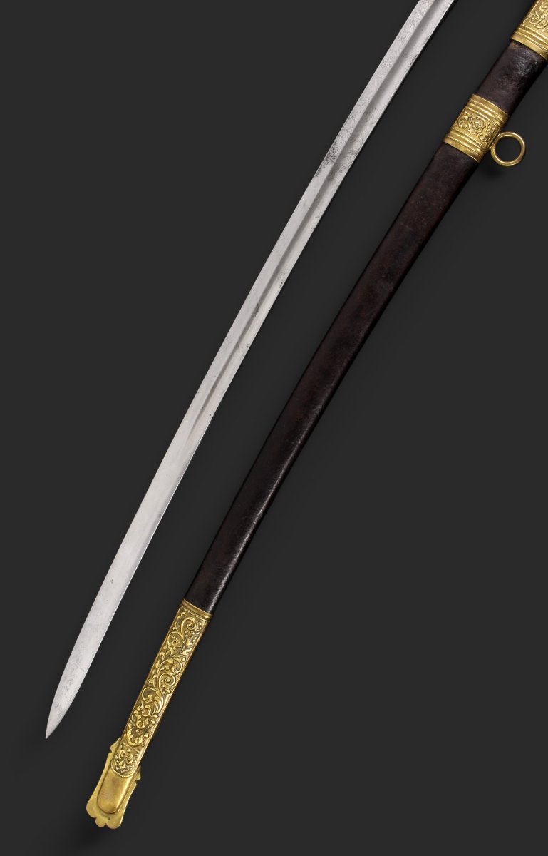 Sabre d’officier modèle 1889. Empire austro-hongrois, fin du XIXᵉ siècle-photo-2