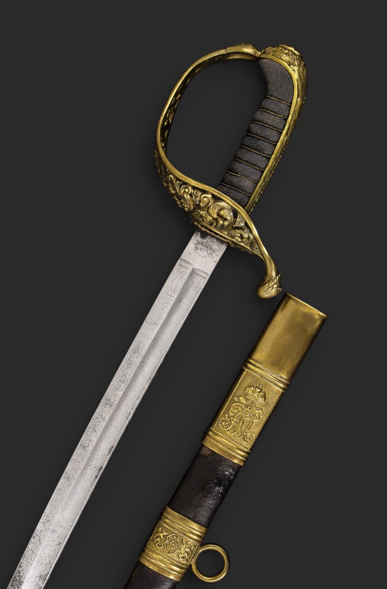 Sabre d’officier modèle 1889. Empire austro-hongrois, fin du XIXᵉ siècle