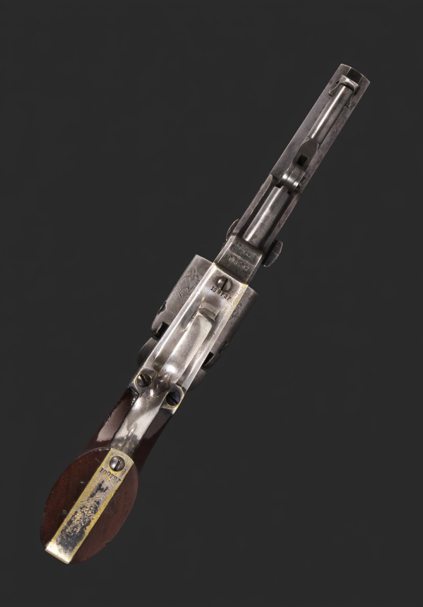 Revolver Colt Pocket modèle 1849, à percussion, fabriqué en 1855. 4 Pouces.-photo-3