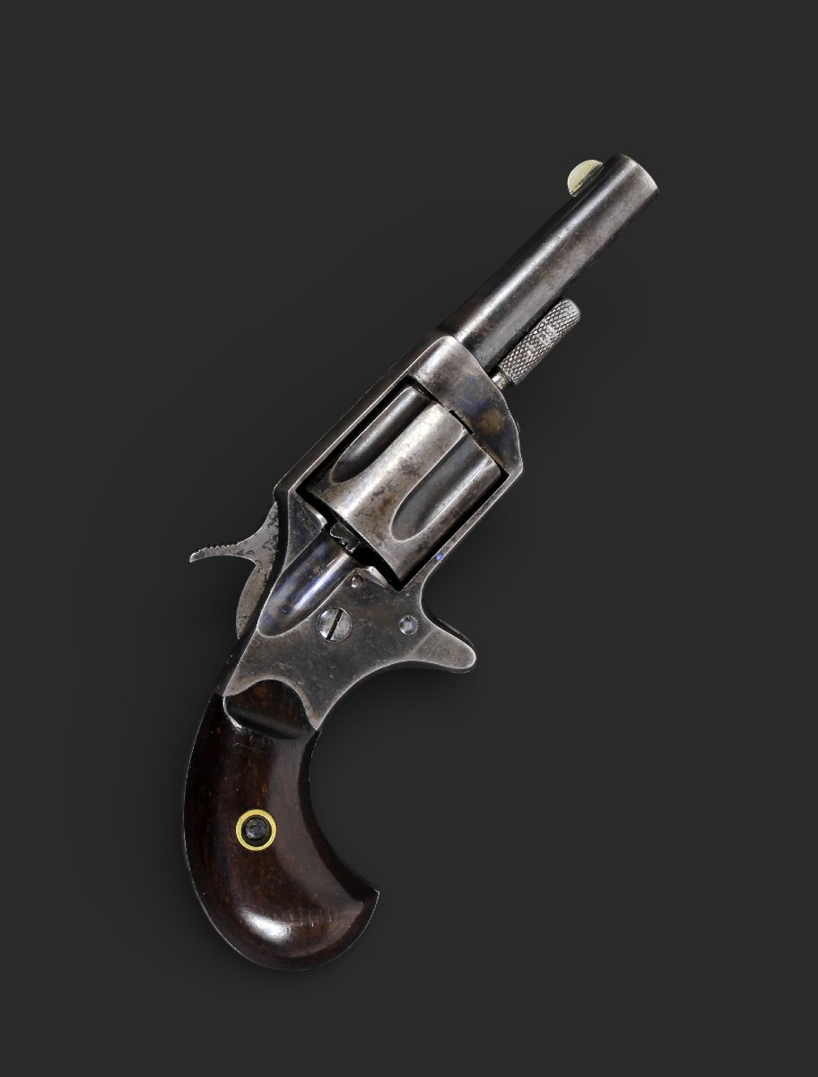 Revolver Colt, modèle « New Line  .30, annulaire. Vers 1874.-photo-2