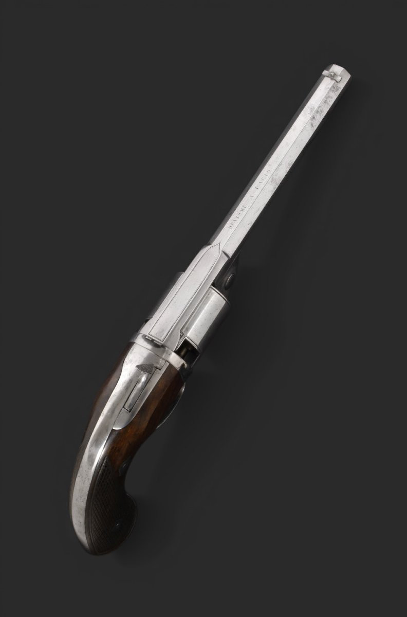 Revolver à percussion Devisme à Paris, système Thouvenin, circa 1855–1865-photo-2