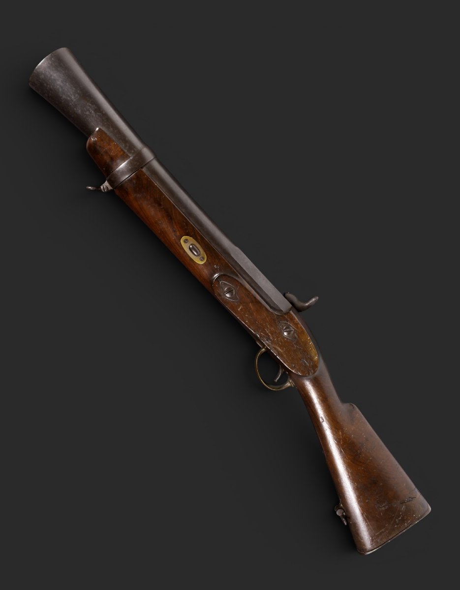 Spanish Defense Blunderbuss, Circa 1872-1876, During The Third Carlist War (6.10 Kg).-photo-2