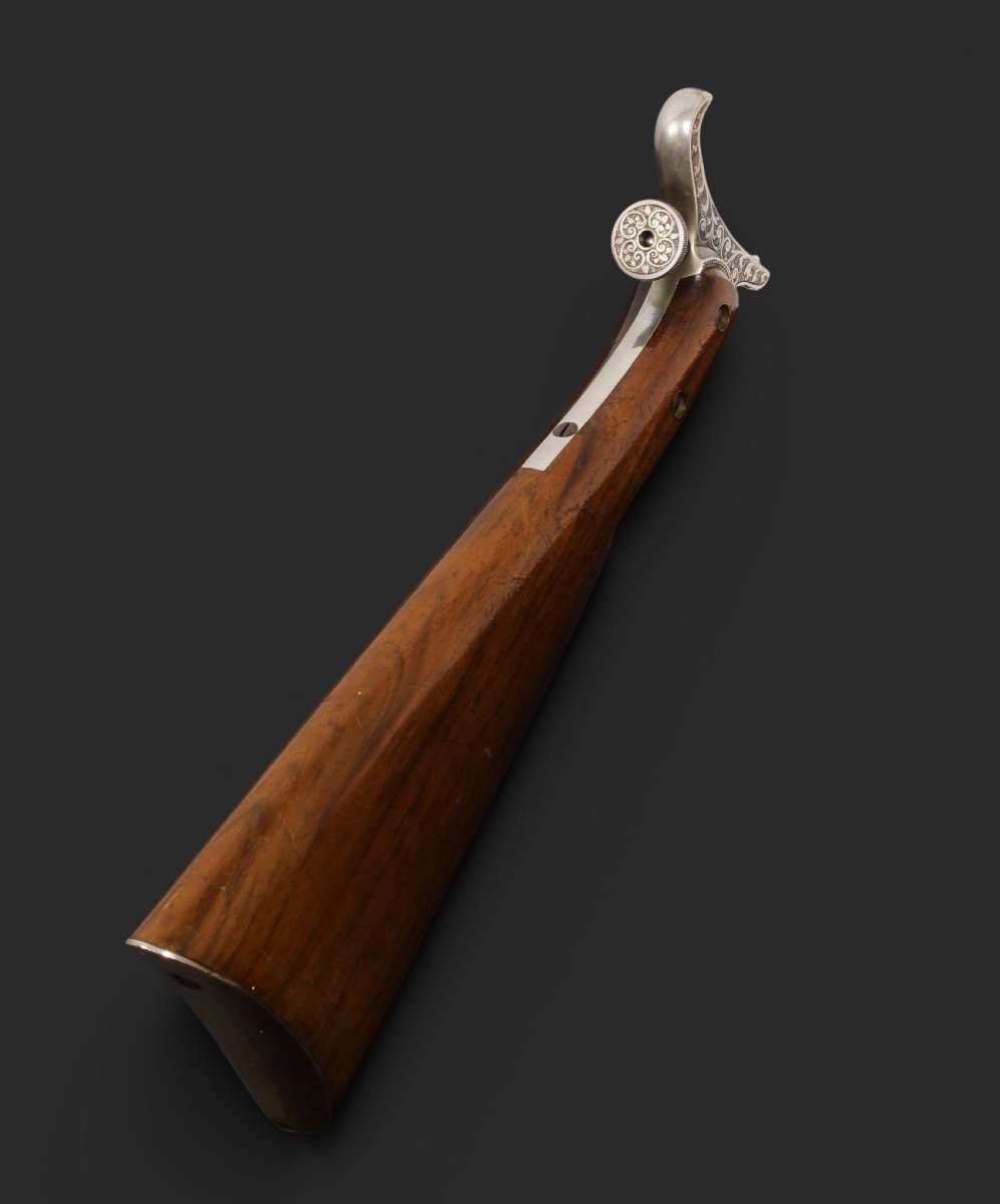Model 3 Russian Deluxe Revolver, Spanish Version Of The Smith & Wesson, With Detachable Stock.-photo-5