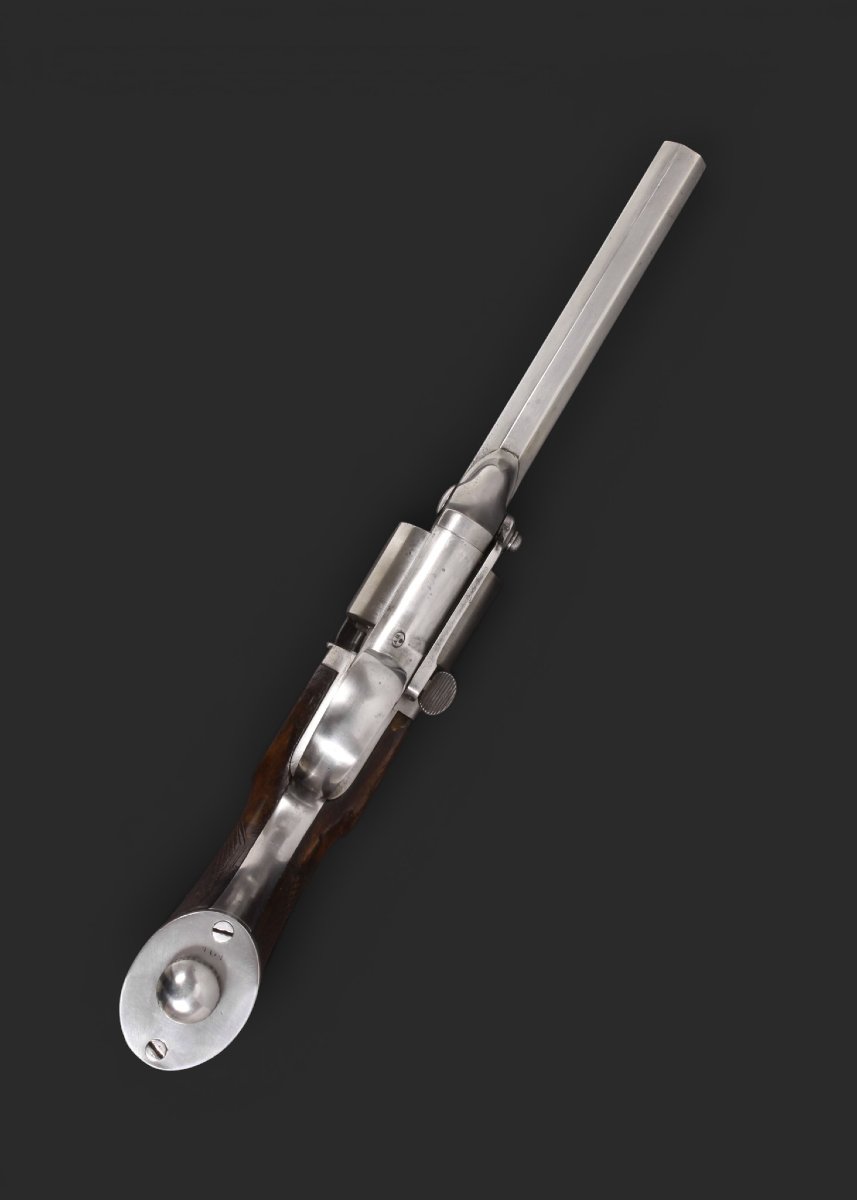 Devisme Percussion Revolver, Paris, Thouvenin System, Circa 1855–1865.-photo-5