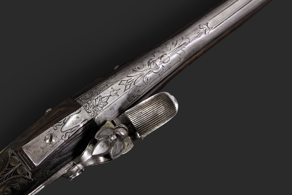 Ottoman Flintlock Pistol, Kubur Type, Circa 1800-photo-1