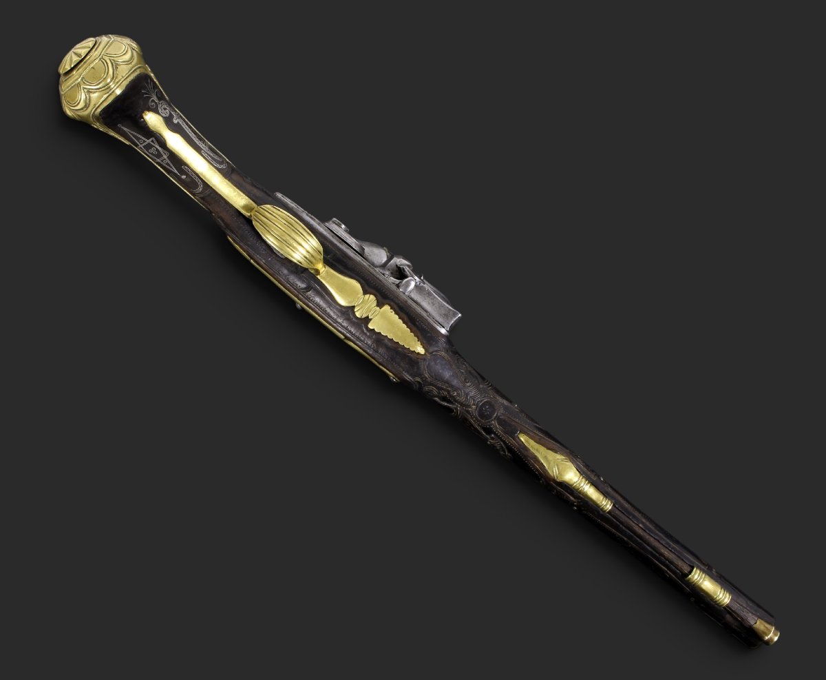 Ottoman Flintlock Pistol, Kubur Type, Circa 1800-photo-4