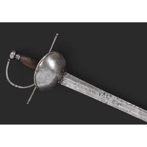 Épée de Cavalerie avec monture à coquilles. Espagne, milieu du XVIIIe siècle.