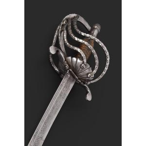 Mexican Saber With A Toledo Blade Dated 1878, Mounted At Whim.