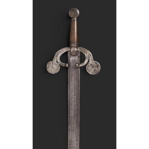 Épée à garde portugaise, dite «Crab-Guard» ou « colhona », XVIIe siècle.