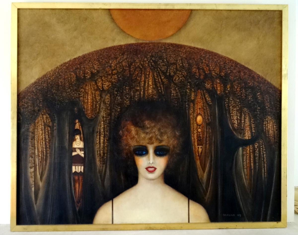 Peinture Erotique . Roland Bourigeaud . 1972.