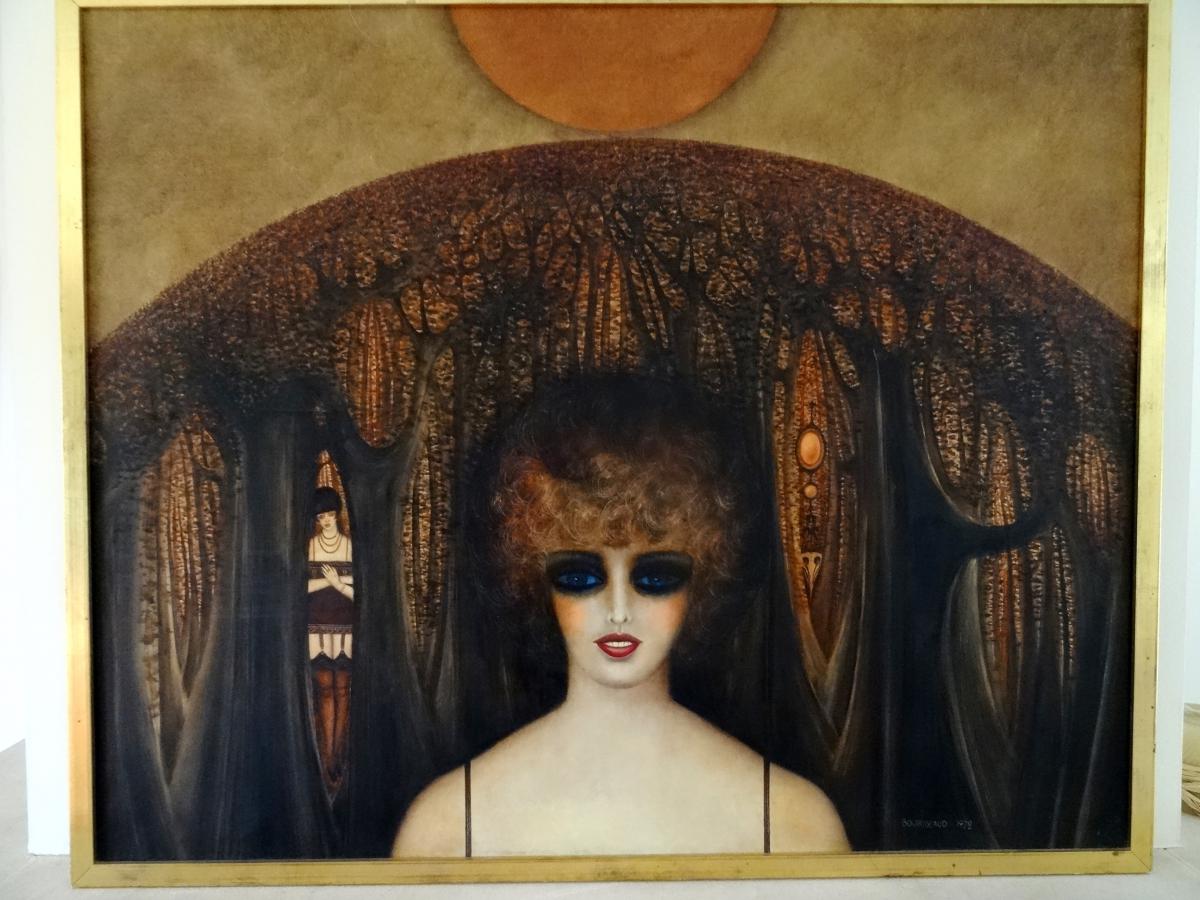 Peinture Erotique . Roland Bourigeaud . 1972.-photo-4