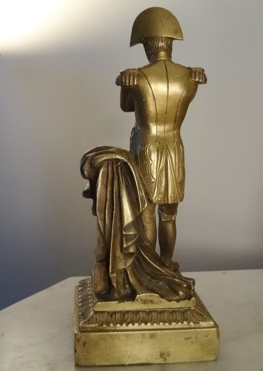 Napoleon Bonaparte. XIXth Century. Bronze Golden.-photo-2