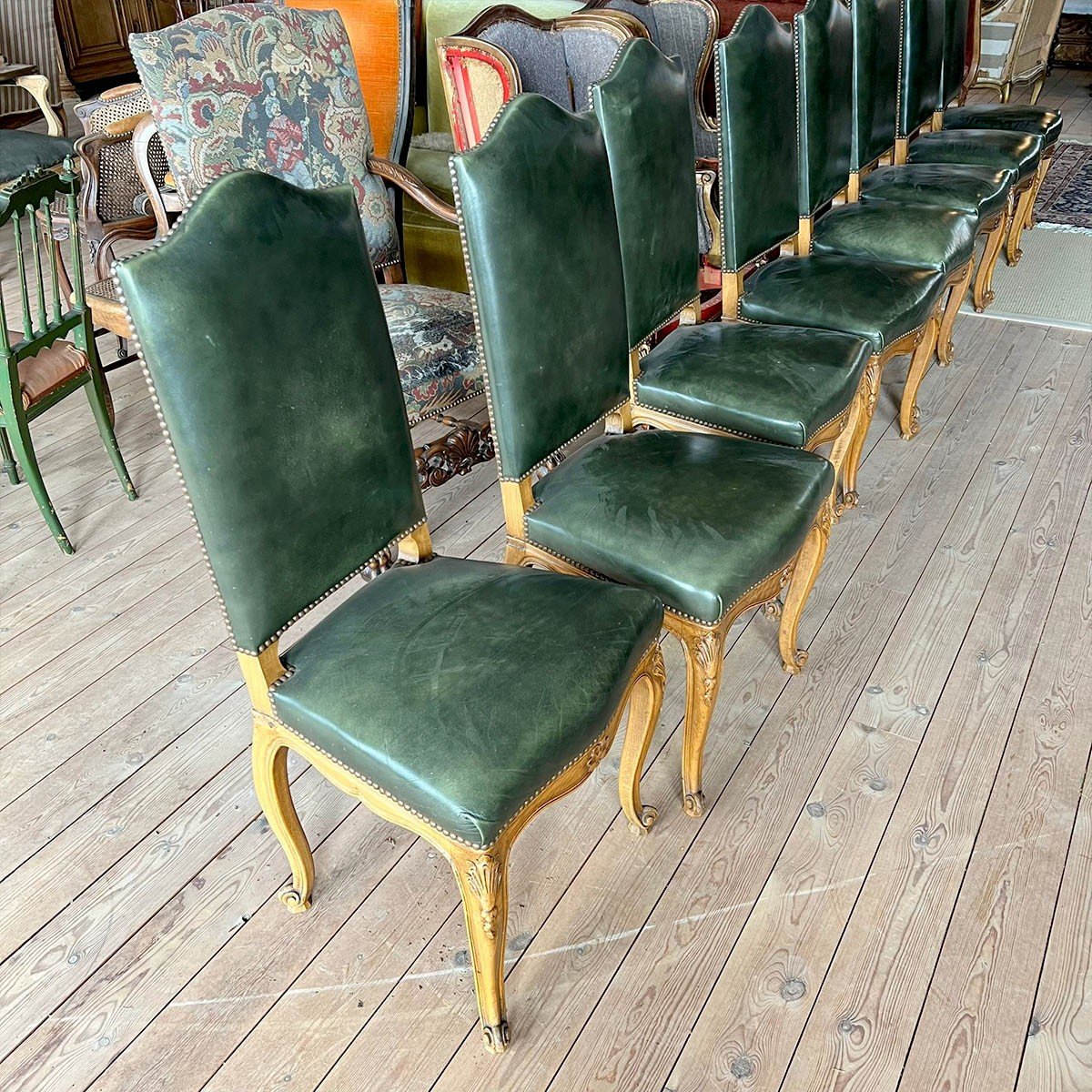 Lot Of Louis XV Style Chairs-photo-2