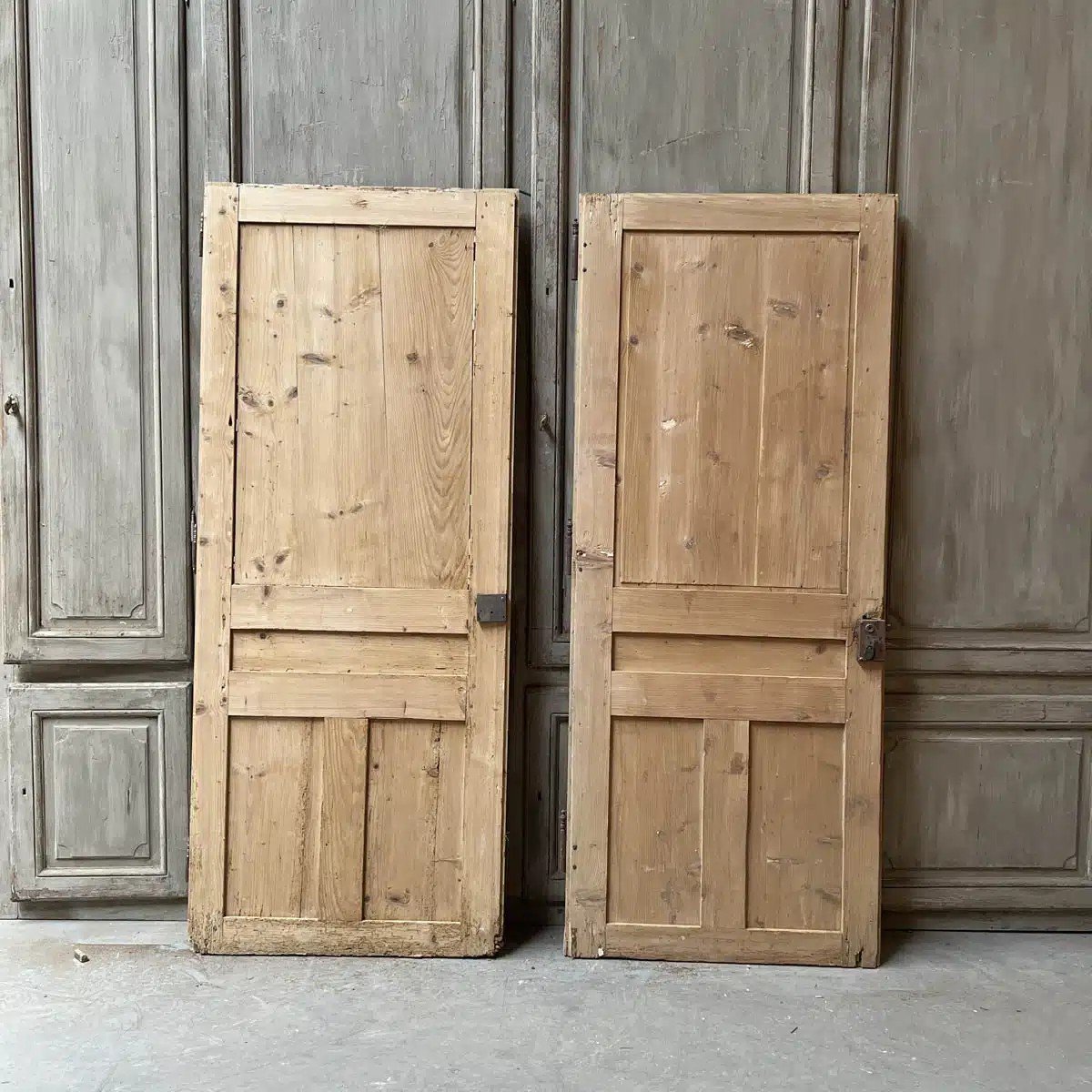 Lot porte de placard décapé de style directoire-photo-3