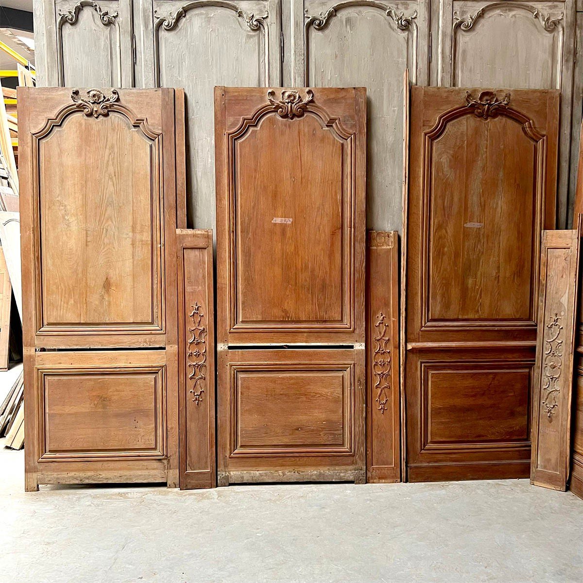 Boiserie En Chêne De Style Régence, 12m Linéaire-photo-2