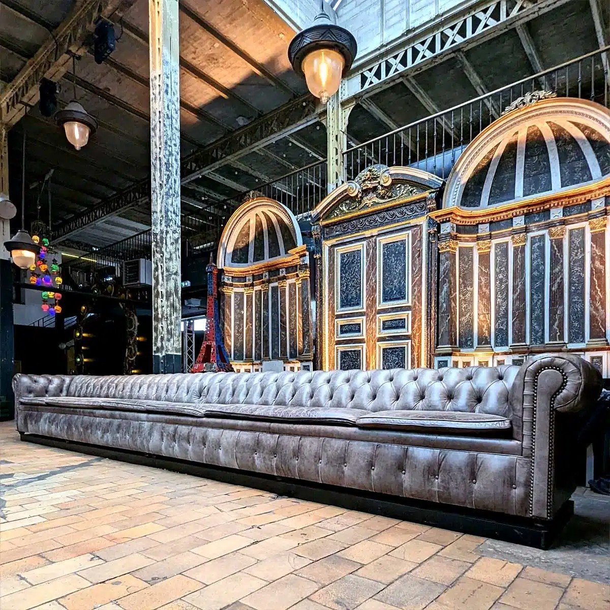 Chesterfield Ancien De 5,75m De Long