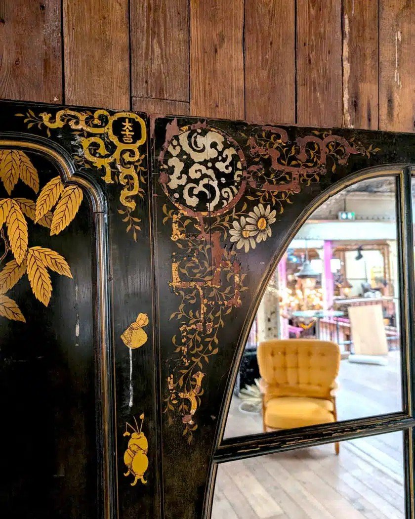 Set Of Painted Panels With Chinoiserie Decor-photo-6