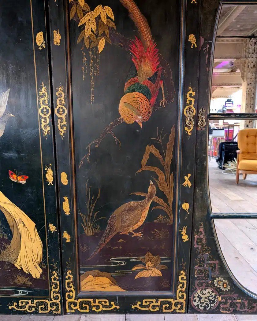 Set Of Painted Panels With Chinoiserie Decor-photo-8