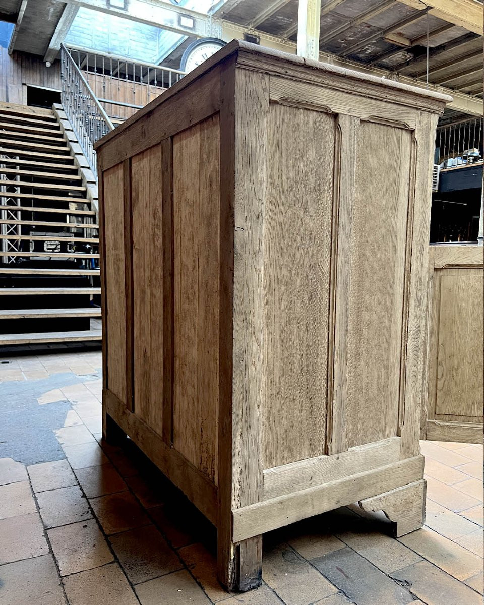 Old Stripped Oak Fridge-photo-4