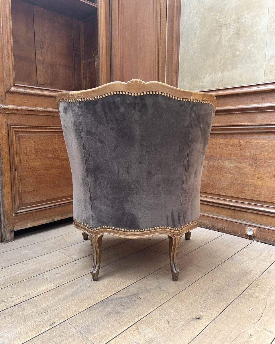 Paire De Bergères D’esprit Louis XV-photo-4