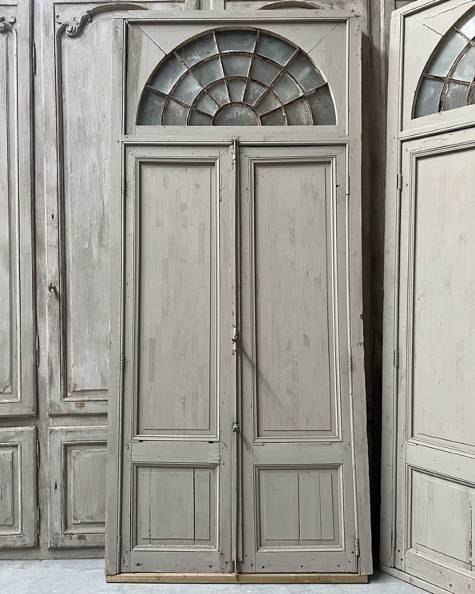 Set Of Double Orangery Doors With Frame-photo-2