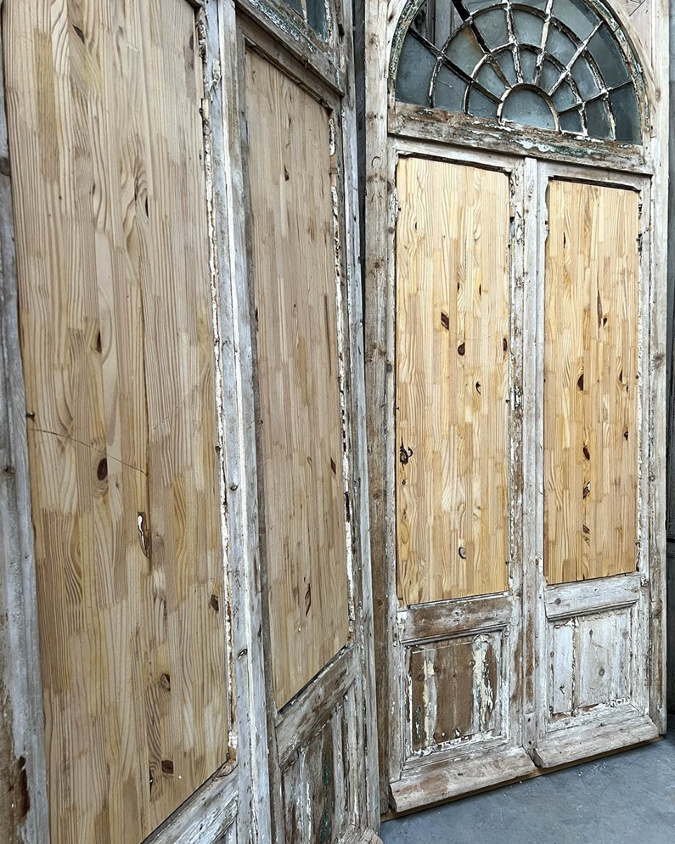 Set Of Double Orangery Doors With Frame-photo-8