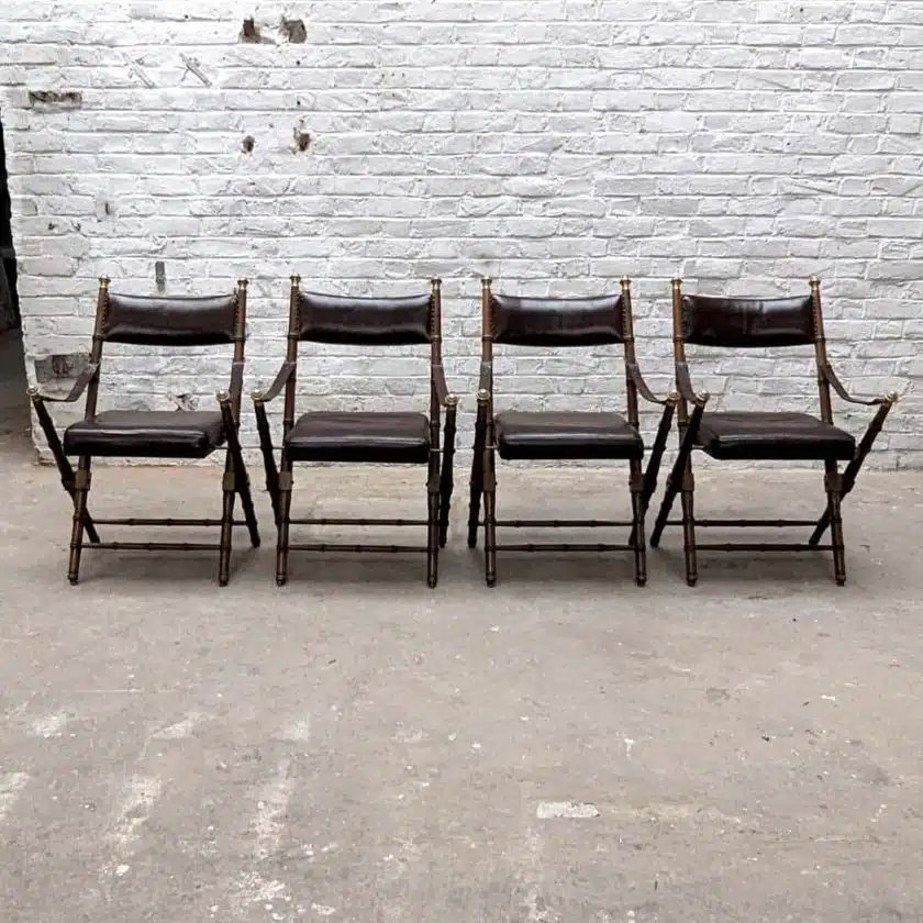 Set Of 4 Empire Style Armchairs-photo-4