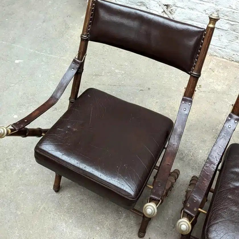 Set Of 4 Empire Style Armchairs-photo-3