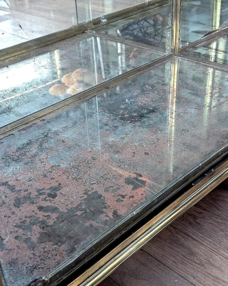 Grande vitrine en laiton 200 x 250 x 50 cm-photo-2