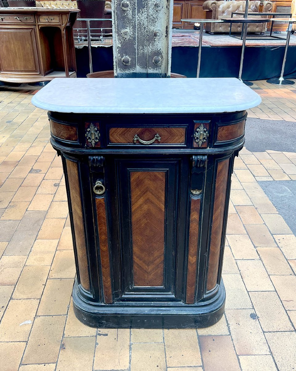Blackened Wooden Sideboard-photo-3