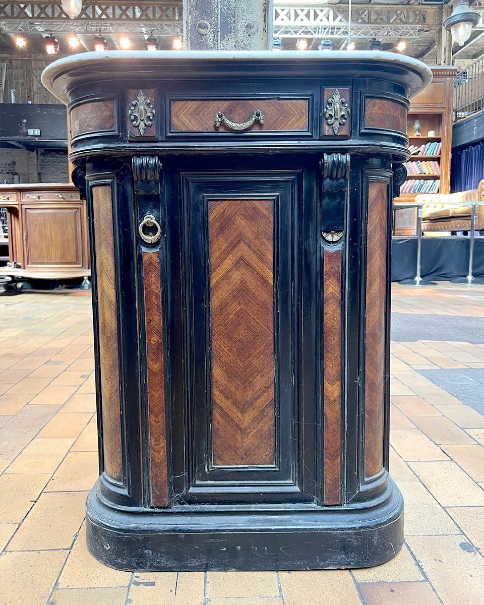 Blackened Wooden Sideboard-photo-2