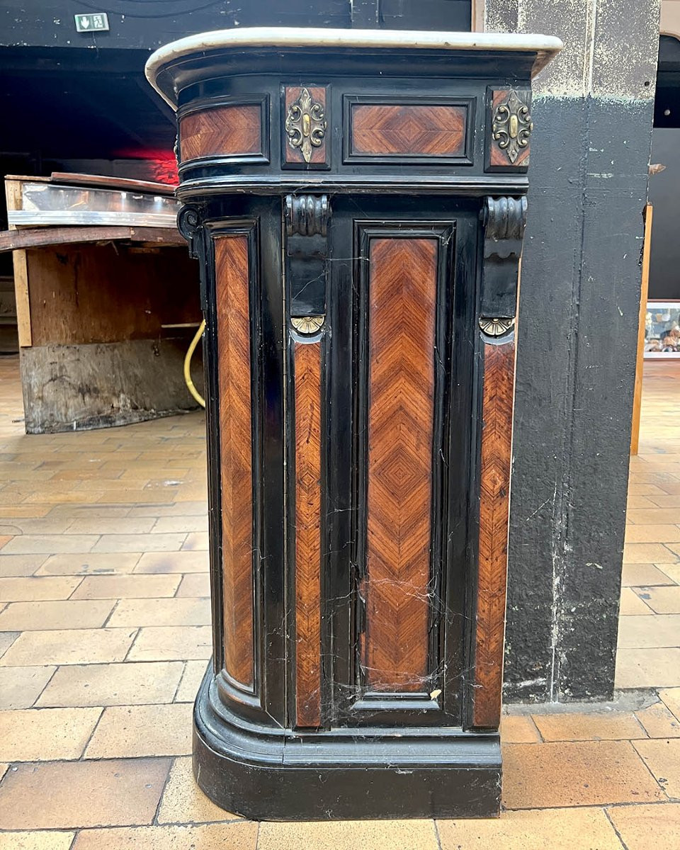Blackened Wooden Sideboard-photo-5