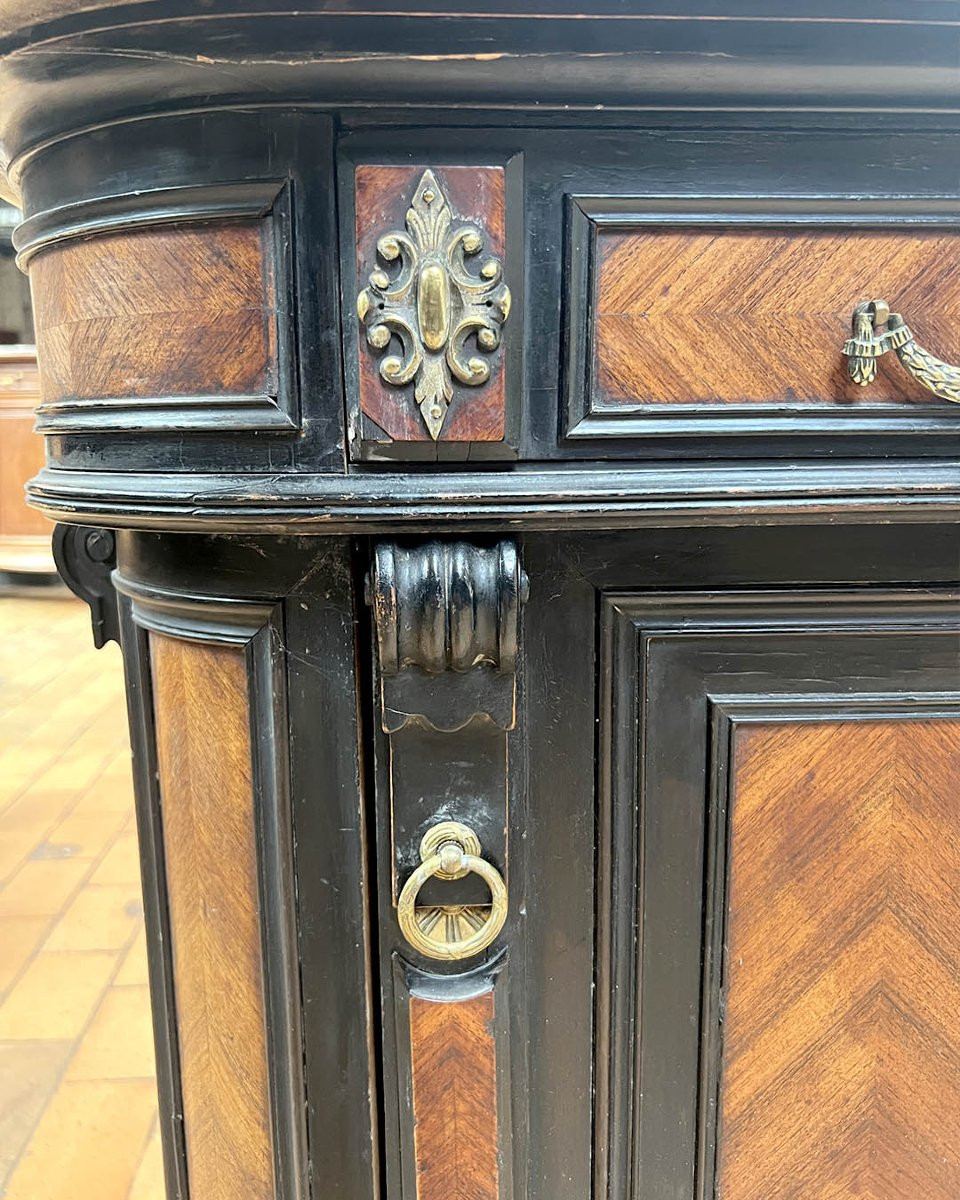 Blackened Wooden Sideboard-photo-7