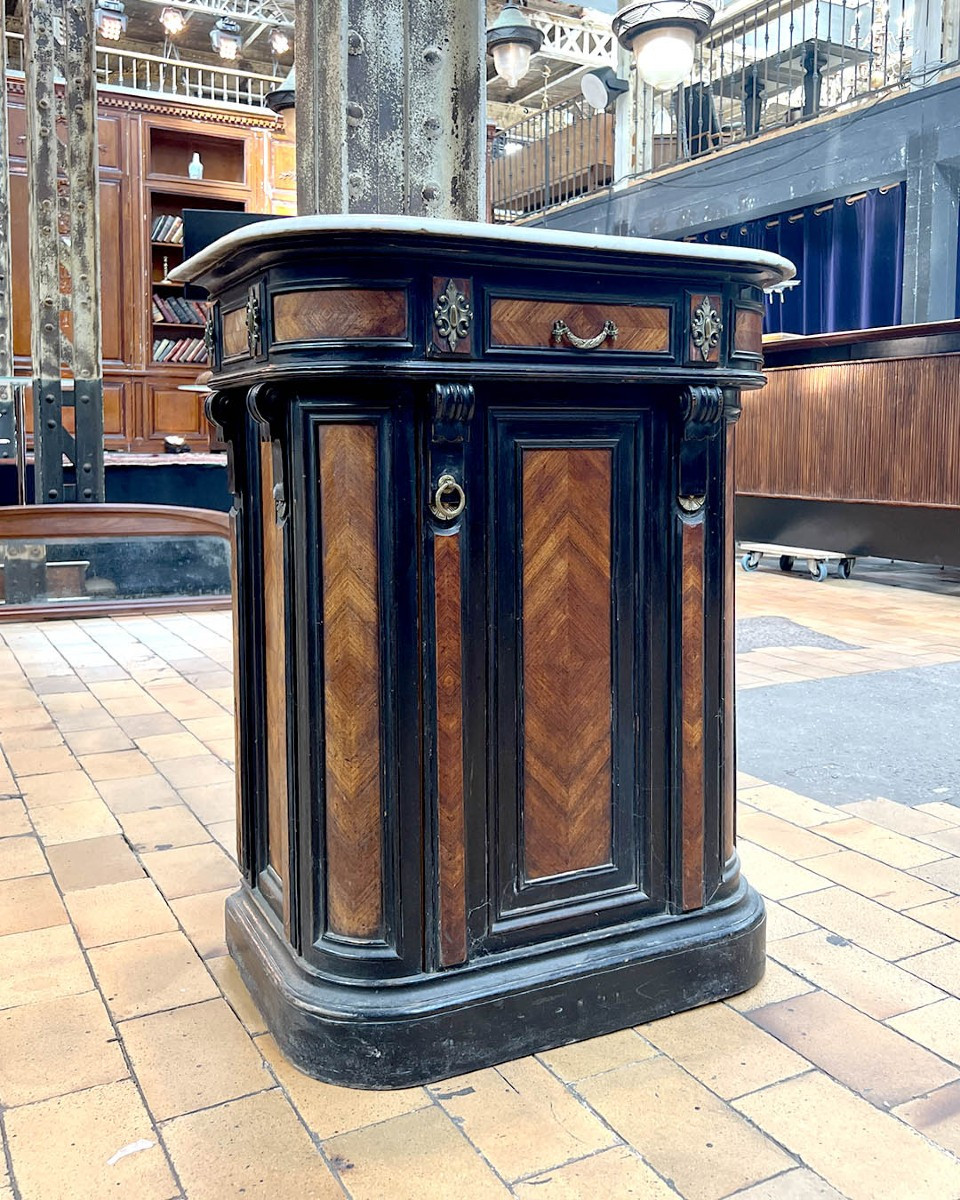 Blackened Wooden Sideboard