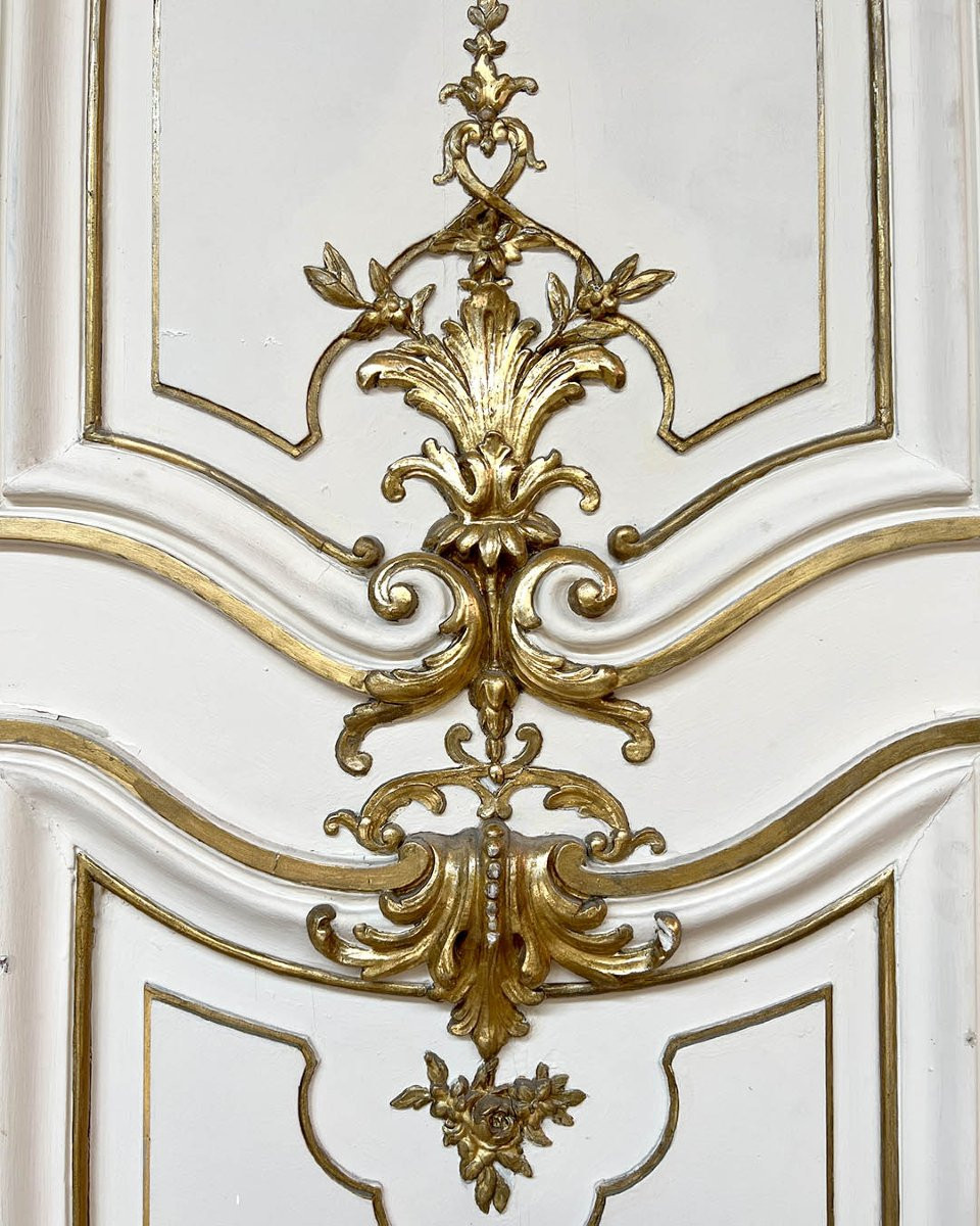 Lot de doubles portes d’esprit Louis XVI-photo-4