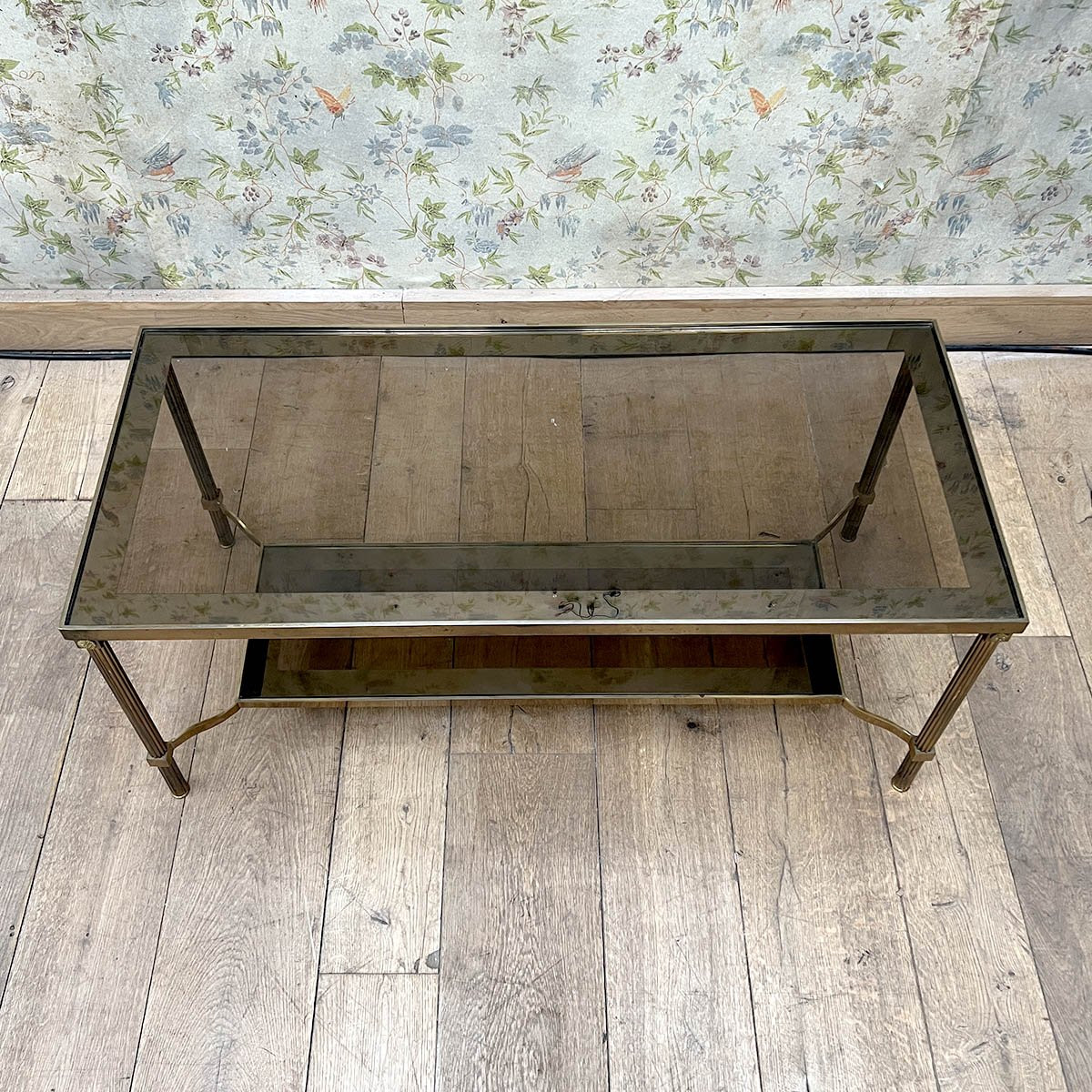 Roche Bobois Brass Coffee Table, Circa 1970-photo-6