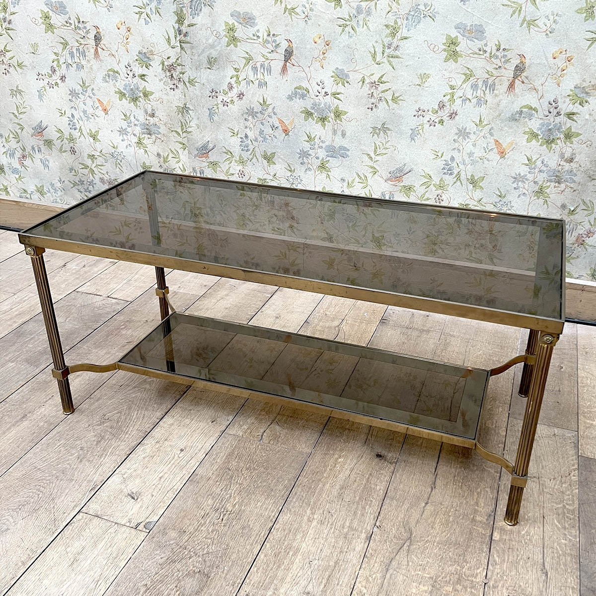 Roche Bobois Brass Coffee Table, Circa 1970-photo-8