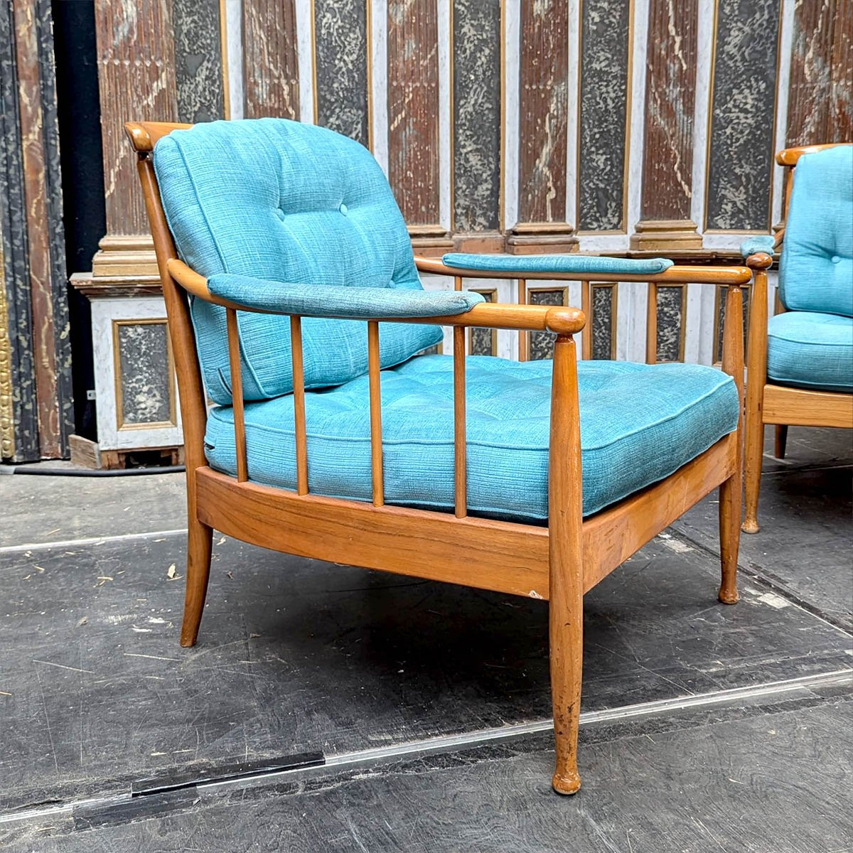 Salon scandinave bleu-photo-1