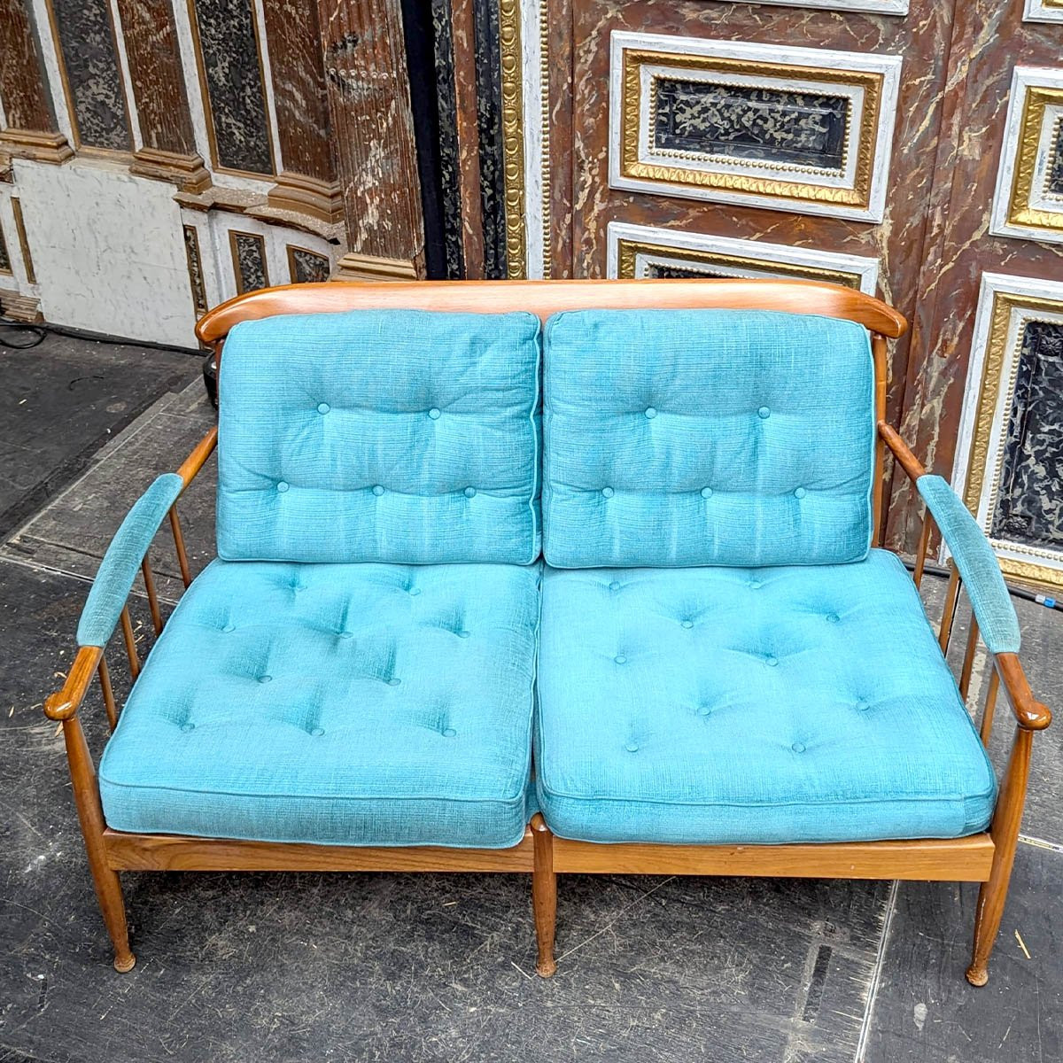 Salon scandinave bleu-photo-7