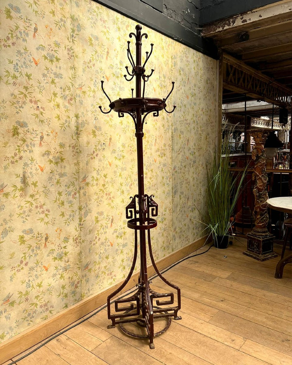 Porte manteau en fonte style Art déco-photo-2
